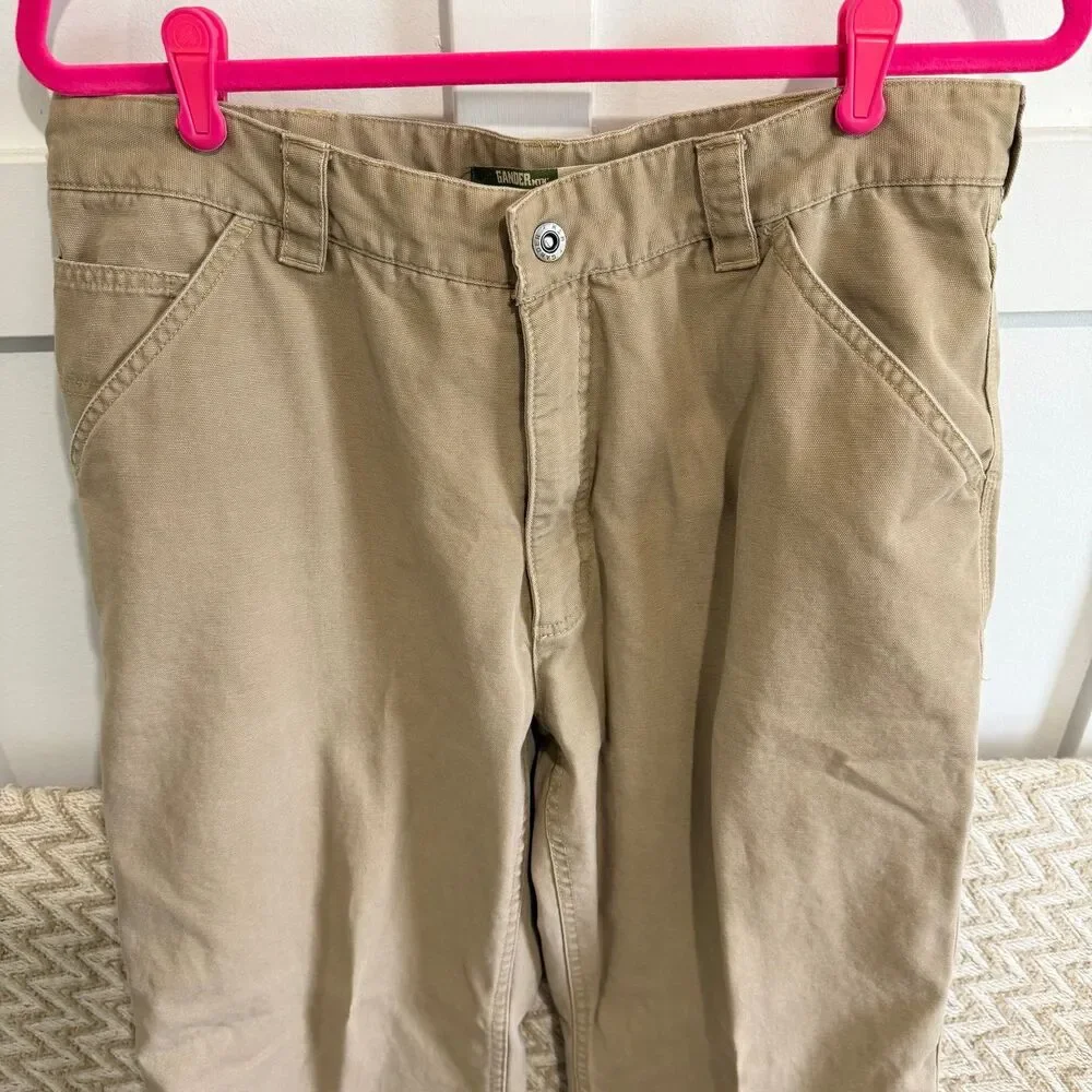 Gander Mountain Flannel Lined Brown Pants